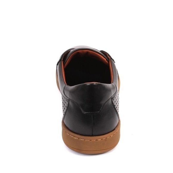 Roberto Serpentini 57130b Black Leather Streetch Sneakers Shoes main image 8